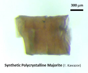 Fe-Al-bearing polycrystalline majorite synthesized in a Kawai-type multianvil apparatus